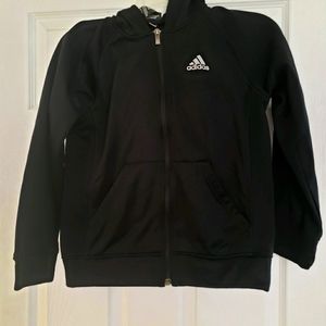 Black Adidas Jacket M 10/12 Boys